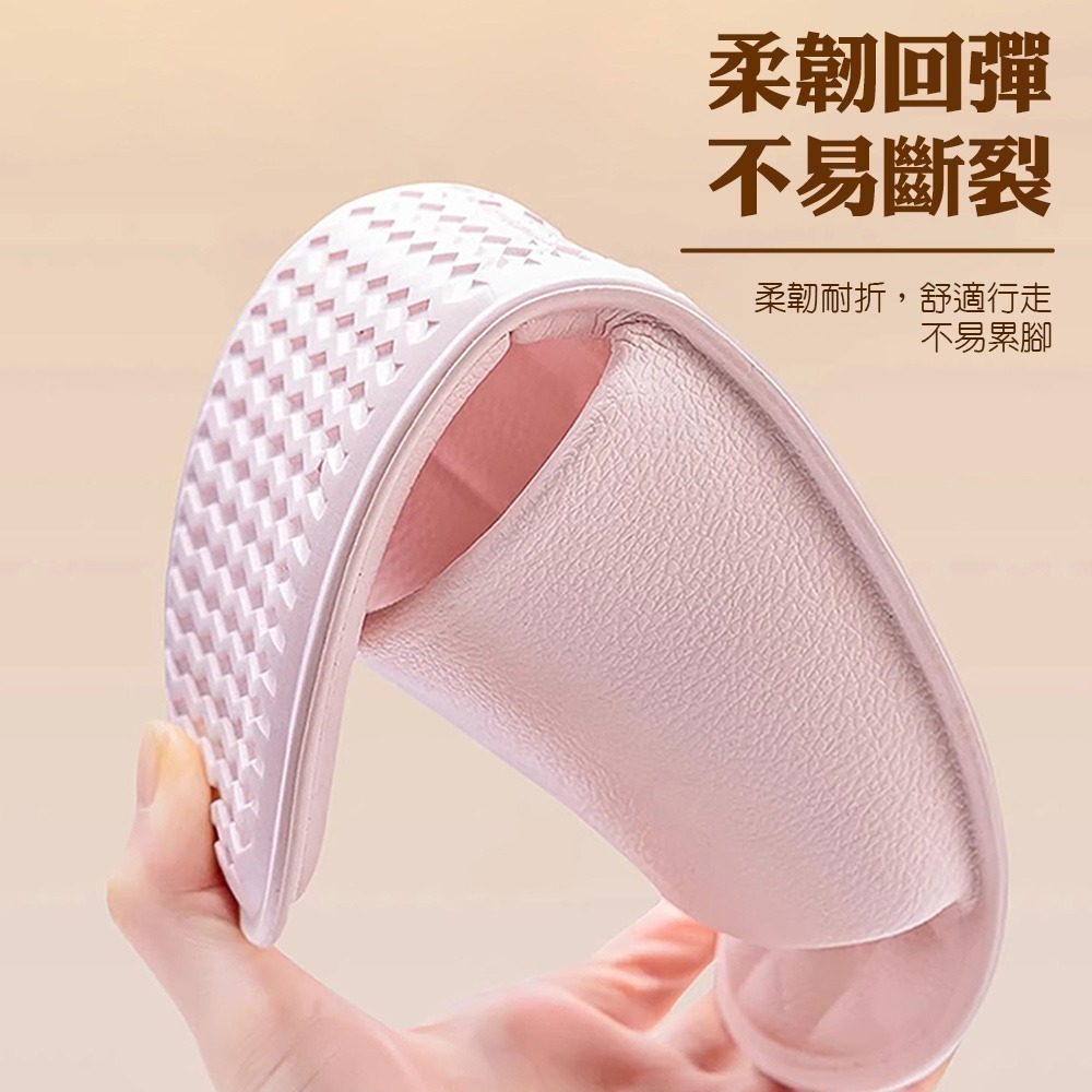 【限時購】【QIDINA】太好穿居家出遊必備輕巧可摺疊防滑拖鞋-D / 厚底拖鞋 防滑拖鞋女外出 室外拖鞋 浴室拖鞋-細節圖7