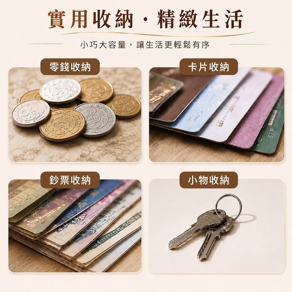 【QIDINA】超好用防盜刷大容量收納多格短夾 包-H / 小錢包 零錢包 短夾 小皮夾 名片夾 卡片夾 卡包 證件套-細節圖4