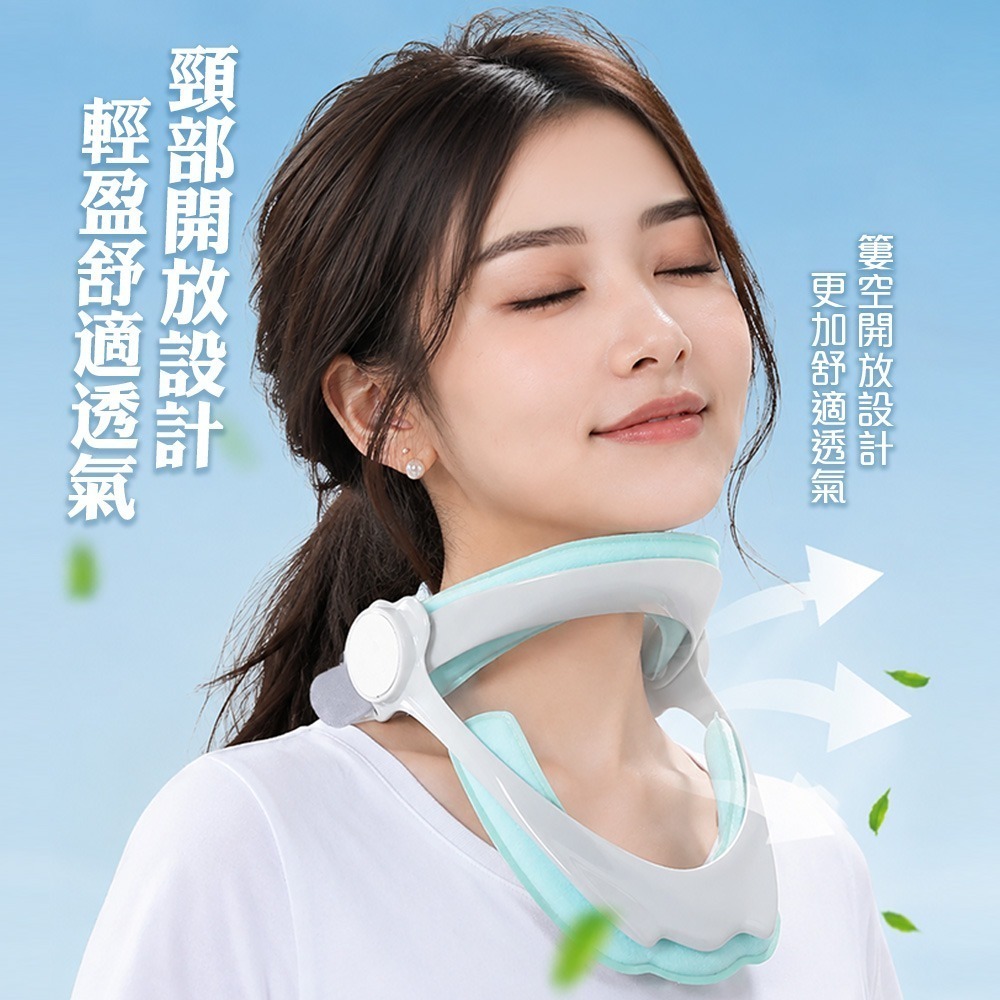 【QIDINA】360度可調節防低頭神器頸椎支撐架-G / 按摩枕 頸椎牽引器 支架 頸椎牽引枕 肩頸按摩器 頸托-細節圖9
