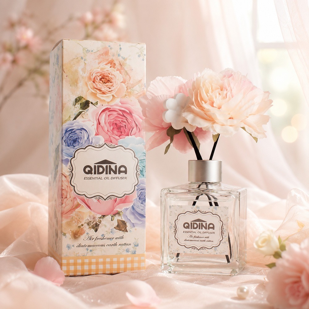 【限時購】【QIDINA】MIT花香盛開珪藻土室內香氛擴香瓶 / 室內擴香瓶 室內擴香 精油擴香 薰香精油 小蒼蘭擴香-細節圖3