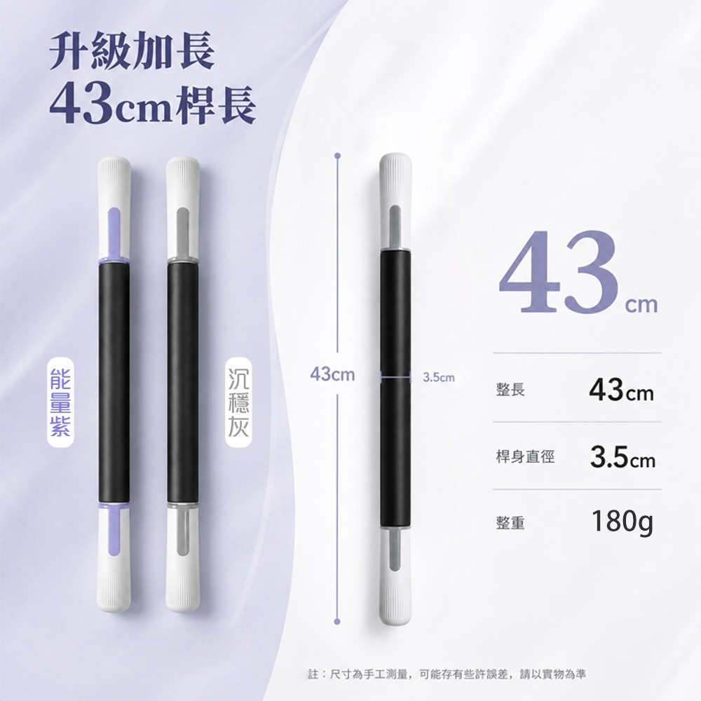 【QIDINA】多部位放鬆不求人超神奇瑜珈棒-U / 按摩棒 臉部按摩器 肩頸按摩器 小腿按摩器-細節圖3
