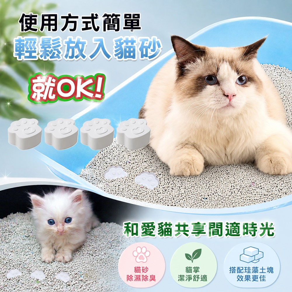 【QIDINA】SGS MIT 貓砂除臭專用硅藻土塊 / 硅藻土 飼料 貓砂除臭 寵物 除濕 收納 除濕袋 除濕盒-細節圖5