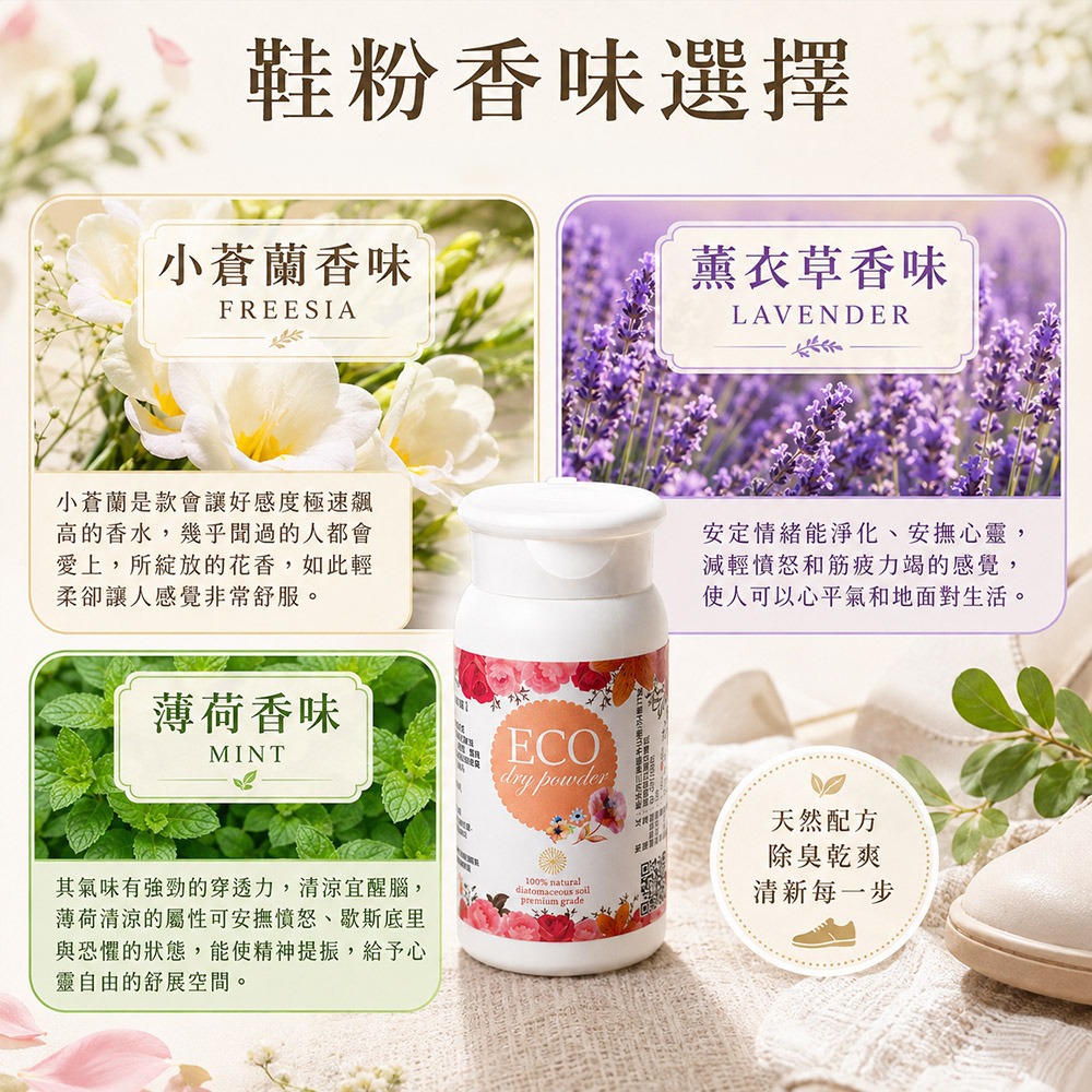 【QIDINA】MIT SGS除濕除臭珪藻萬用粉 / 鞋子除臭噴霧鞋粉 硅藻土 矽藻土 防霉 防潮 除濕-細節圖7