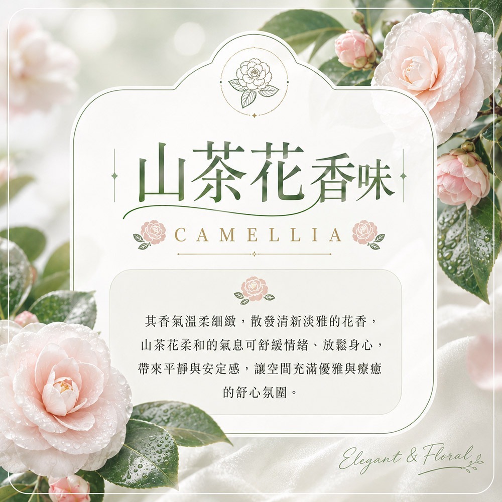 【QIDINA】2入-SGS萬聖節限定香氛除濕防霉硅藻土塊(21款香味) / 聖誕節擺件萬聖節裝飾 擴香石 派對裝飾-山茶花
