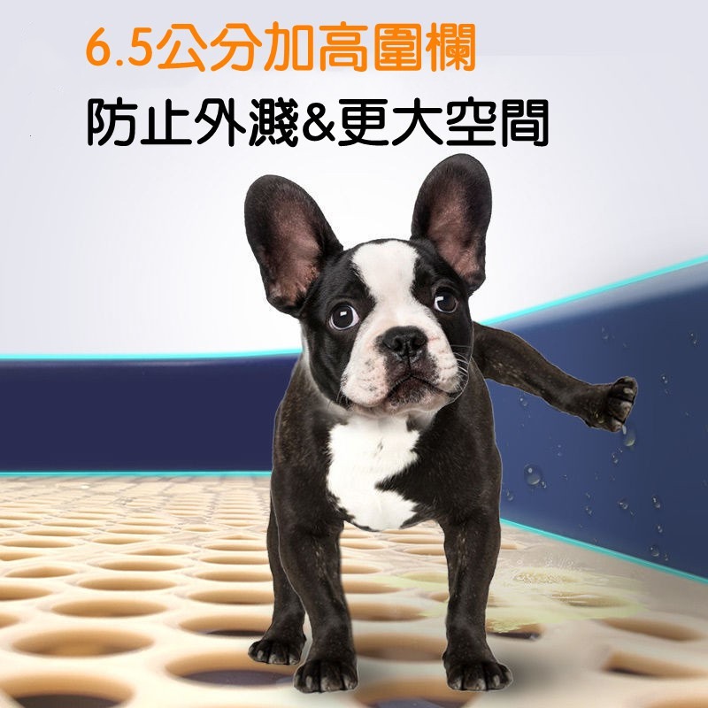 珮慈星系】寵物便盆 狗狗尿盆 圍欄式防濺狗廁所 狗便盆 狗廁所 拆分式水洗寵物廁所 狗尿盆-細節圖4