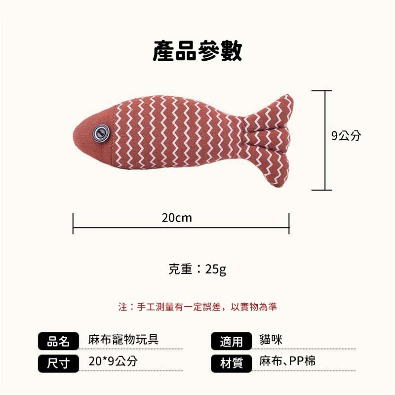 【珮慈星系】麻布貓薄荷玩具 秋刀魚貓玩具 貓草魚 貓薄荷秋刀魚 仿真貓薄荷魚 貓薄荷抱枕 磨牙玩具 磨牙貓薄荷-細節圖6