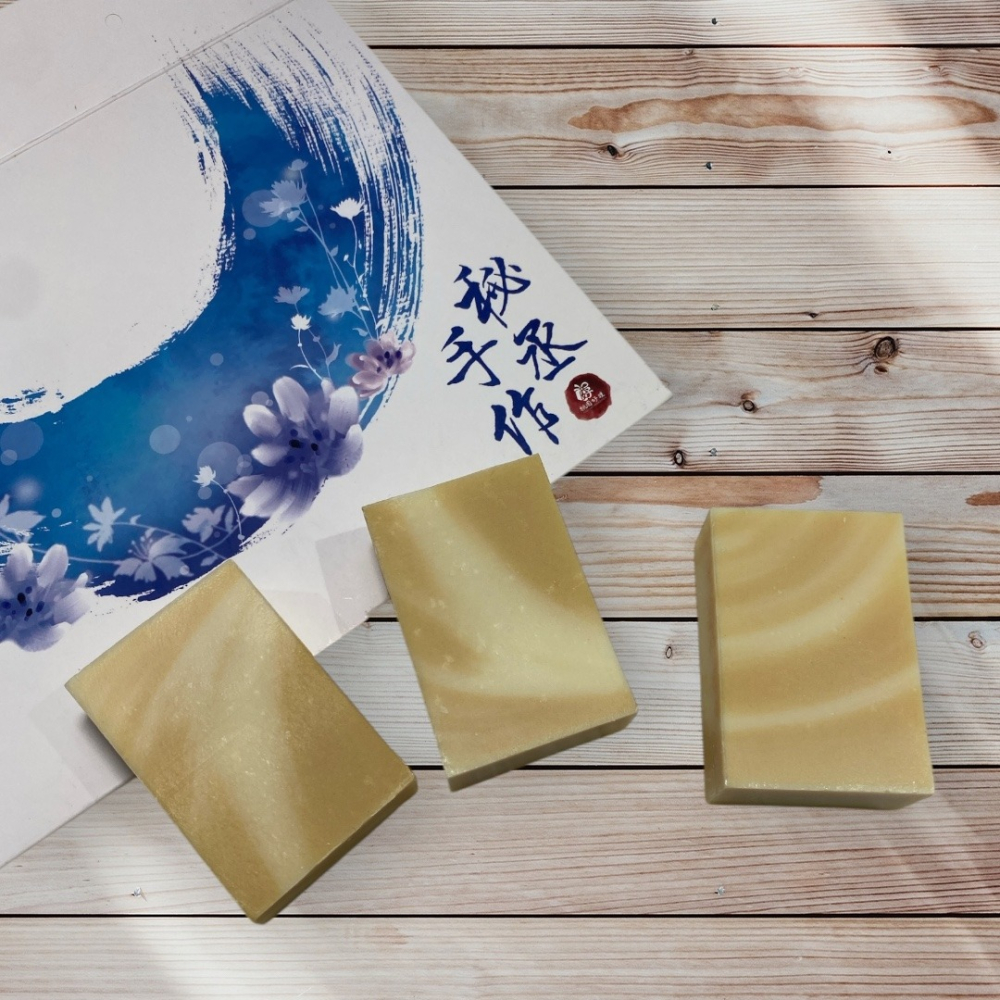 草本植物皂-薑黃皂-秘丞手作工坊-手工皂-桃園金牌好禮-細節圖3