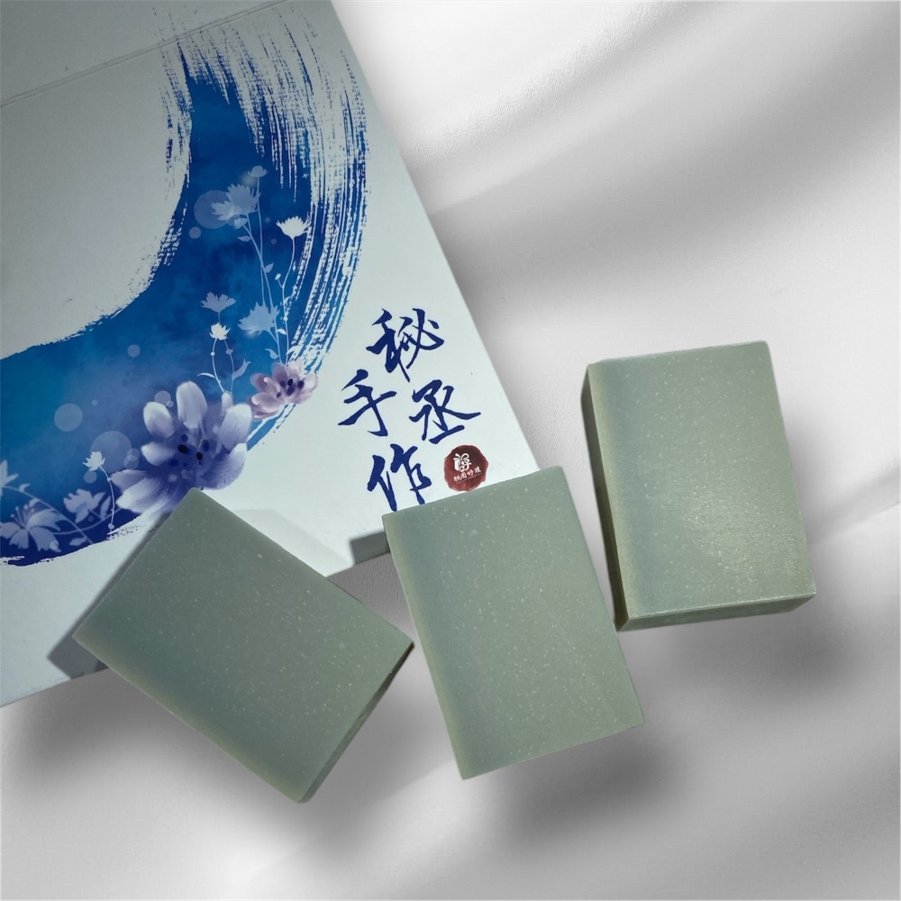 草本植物皂-青黛皂-秘丞手作工坊-手工皂-桃園金牌好禮-細節圖5