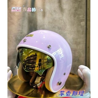 ❣️免運🔥現貨🌟Ninja 漾蜜新款 內墨鏡復古帽 贈送泡泡鏡片  雙鏡片 內襯可拆洗 升級親膚內襯 3/4罩 禦寒-規格圖16