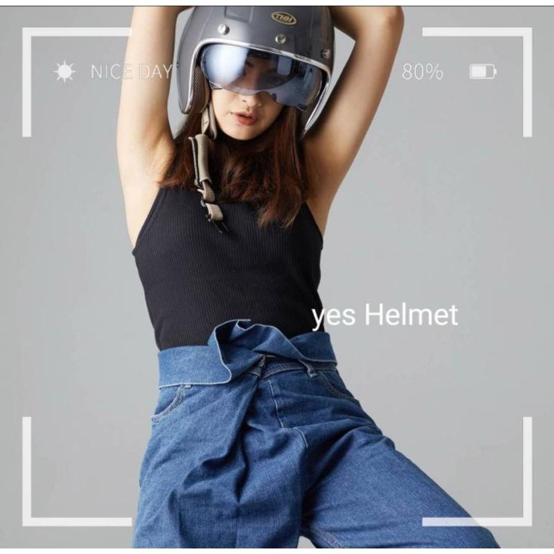 ❣️免運🔥現貨⭐THH 奢華復古安全帽 贈送專業泡泡鏡 內墨鏡 工裝 3/4罩🔥台南門市🔥-細節圖13