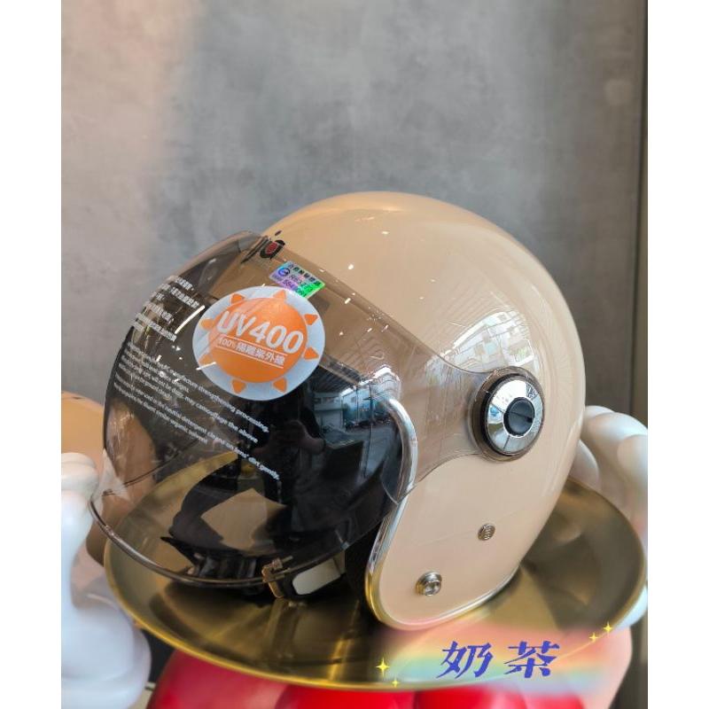 ❣️免運🔥現貨⭐ninja 華泰 w鏡 3/4罩 復古安全帽 含鏡片 長鏡 短鏡 泡泡鏡片-細節圖8