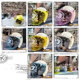 ❣️免運🔥現貨⭐ Ninja 復刻線條 復古安全帽 3/4罩 全可拆洗內襯  贈送 原廠帽簷+鏡片 台灣製-規格圖15