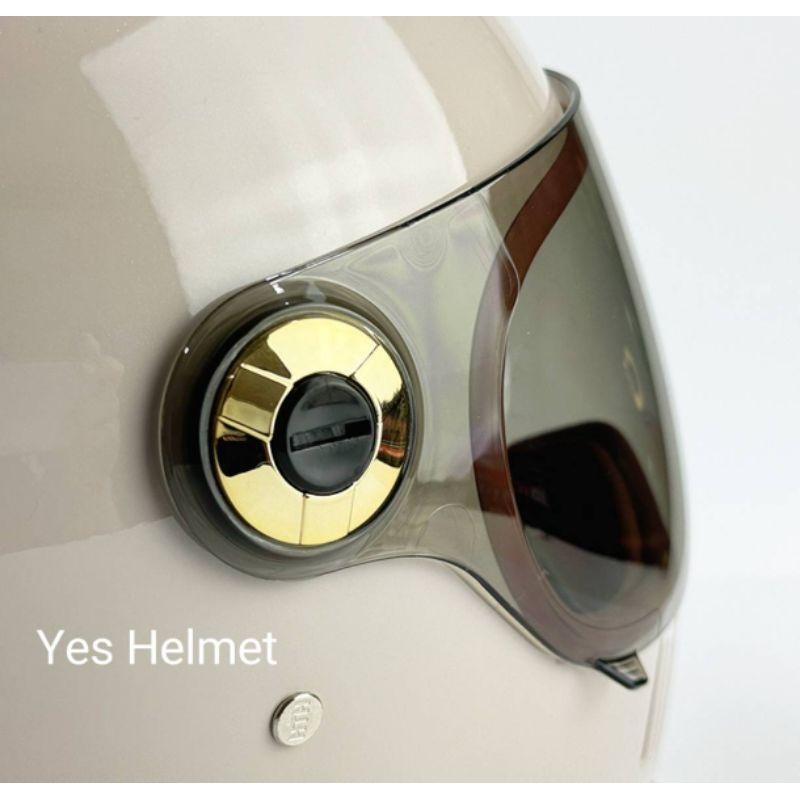 ❣️免運🔥現貨⭐復古山車帽 全罩式 安全帽 涼感紗內襯   💯附超耐磨鎖式鏡片💯台灣製-細節圖12
