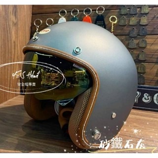 ❣️免運🔥現貨⭐EVO ALISA 艾莉莎系列 贈送泡泡鏡 復古騎士帽 電鍍內視鏡 雙鏡片 全可拆內襯 焦糖配色 雙認證-規格圖12