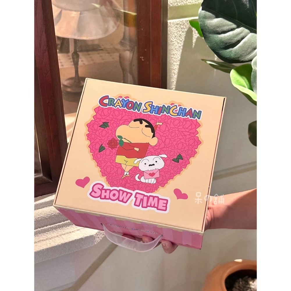 【正版聯名】玫瑰花小新音響禮盒 蠟筆小新 情人節 送禮 女朋友 藍芽 音箱 可愛 周邊-細節圖2