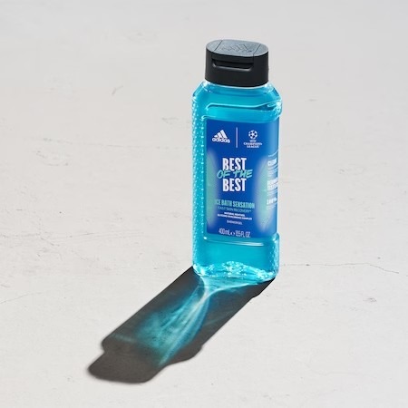 【原廠公司貨】愛迪達adidas 男用三效潔顏洗髮沐浴露(UEFA9 歐冠杯限量版)400ml-細節圖2