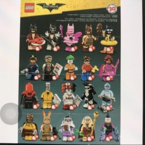 Lego 71017 蝙蝠俠人偶包