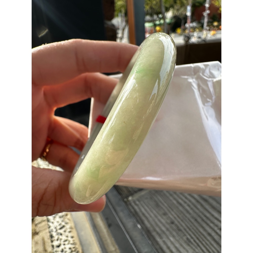 🎀 完美黃綠平安鐲美鐲 🎀#1787號-細節圖3