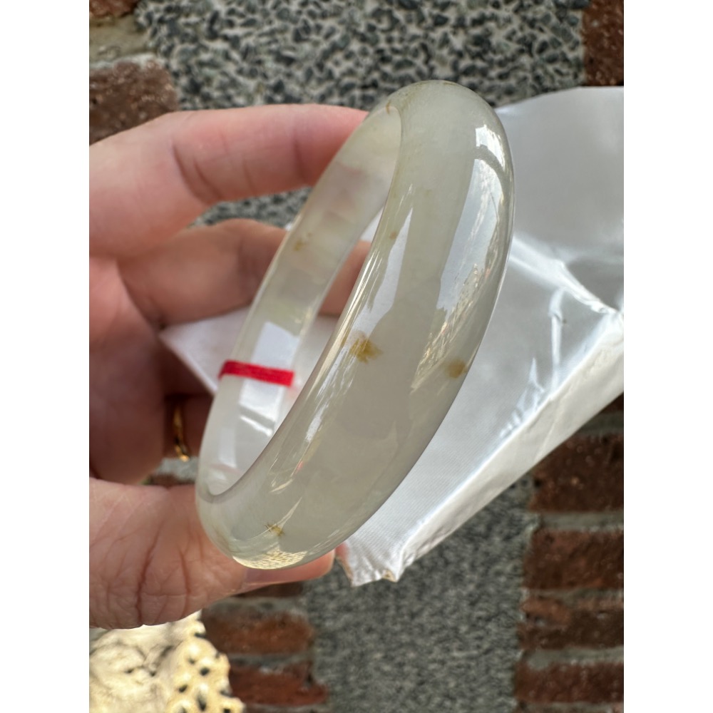 🎀 完美冰種灑金平安美鐲 🎀1780號-細節圖3