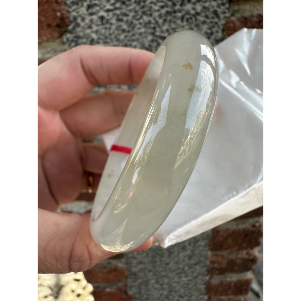 🎀 完美冰種灑金平安美鐲 🎀1780號-細節圖5