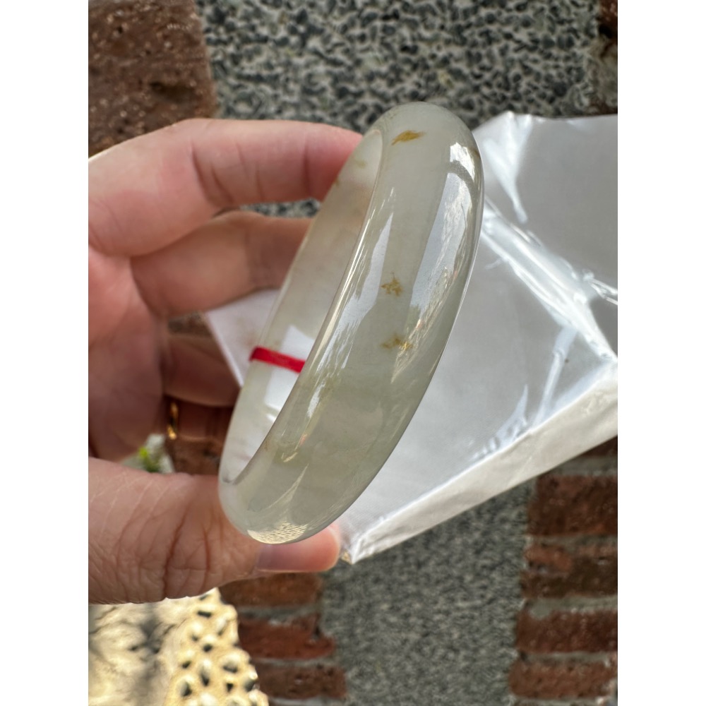 🎀 完美冰種灑金平安美鐲 🎀1780號-細節圖9