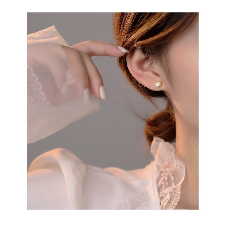 轉珠耳環 鎖珠耳環 螺旋耳針 鎖式耳環  花朵耳環 ＊花漾美人＊日韓嚴選-細節圖4