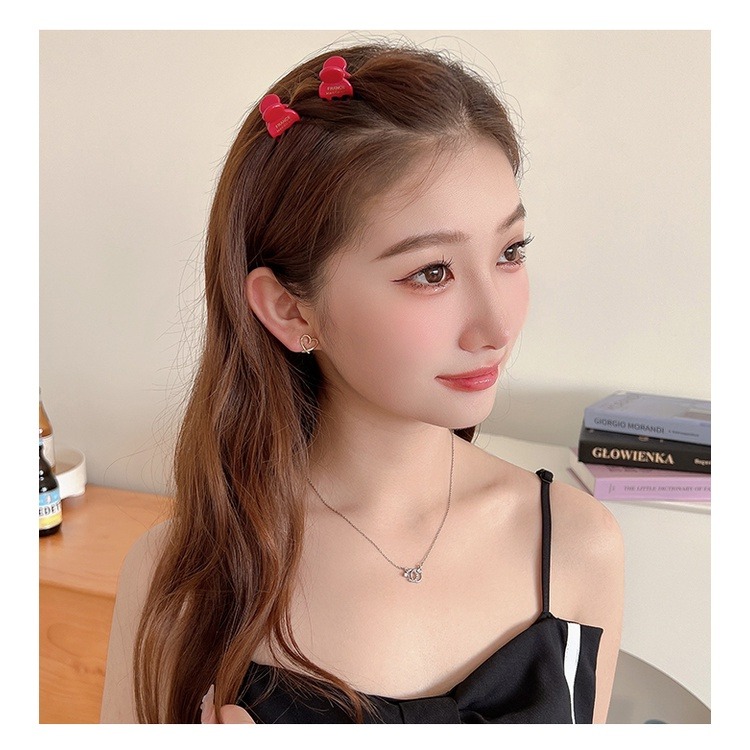 髮夾 開運髮夾 新春開運髮夾 一字夾 邊夾 瀏海髮夾 小抓夾 無痕髮夾 喜慶紅色 開運紅色 紅運當頭 ＊花漾美人＊嚴選-細節圖4