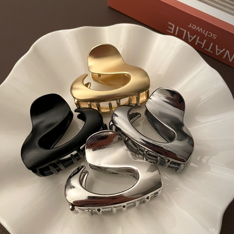 抓夾  抓夾 公主夾 髮夾 鯊魚夾 簡約金屬風 鯊魚夾 ＊花漾美人＊嚴選-細節圖2