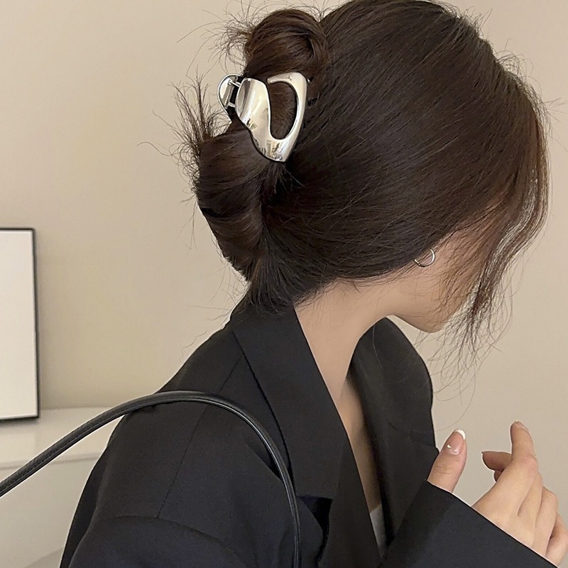 抓夾  抓夾 公主夾 髮夾 鯊魚夾 簡約金屬風 鯊魚夾 ＊花漾美人＊嚴選-細節圖5