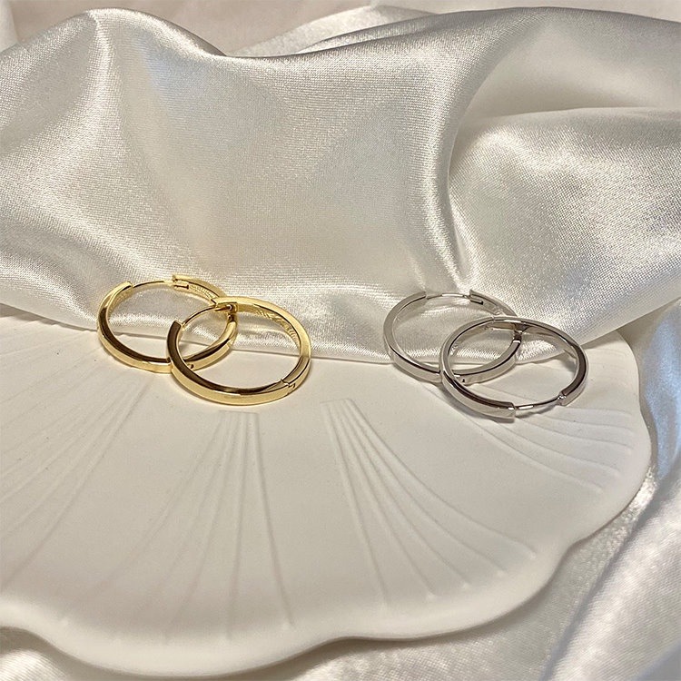 耳環 耳扣 耳圈 易扣耳環 易扣式耳環 圈圈耳環 圓圈耳環 法式圈圈 ＊花漾美人＊嚴選-細節圖2