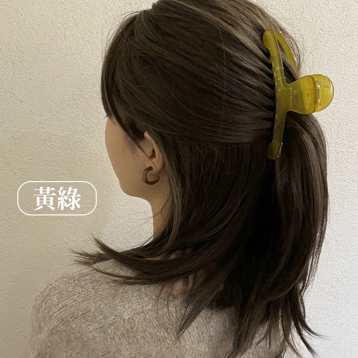 抓夾 髮夾 鯊魚夾 盤髮夾 純色果凍感抓夾 簡約一字  ＊花漾美人＊嚴選-細節圖9
