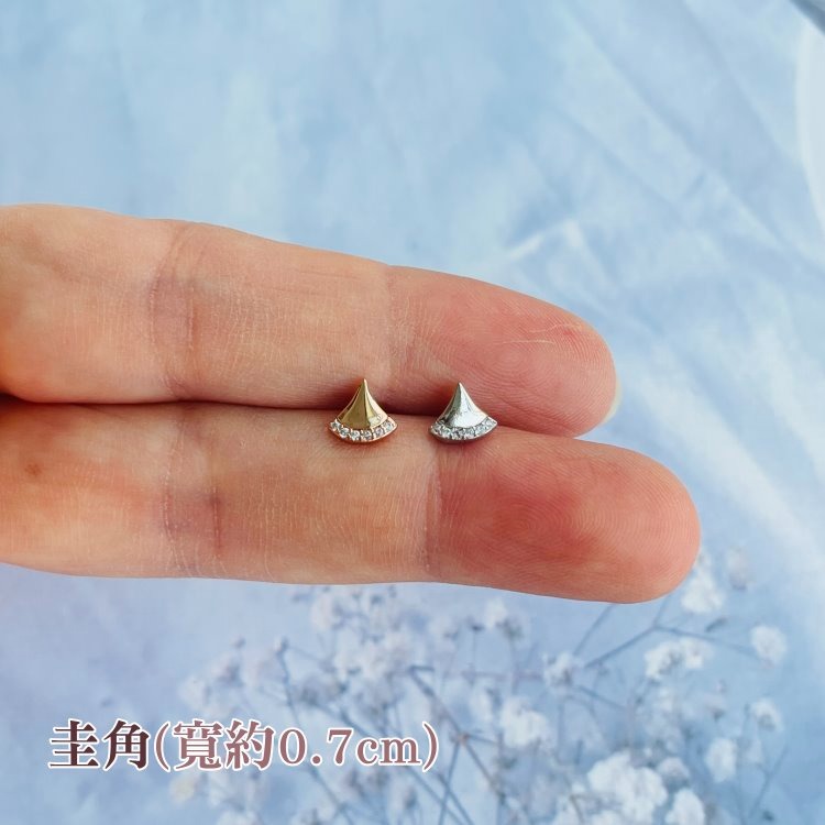 轉珠耳環 鎖珠耳環 螺旋耳針 鎖式耳環 醫療鋼耳環 捕夢網 彩虹 蝴蝶 漩渦＊花漾美人＊嚴選-F-規格圖7