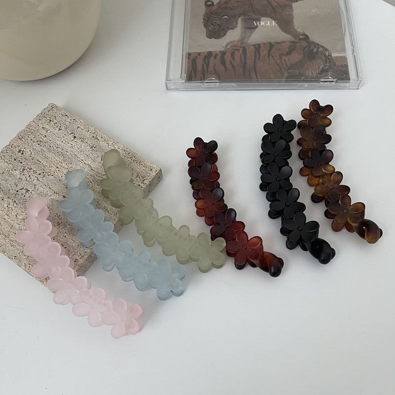 香蕉夾 簡約氣質 閃耀水鑽 香蕉夾/豎夾/髮夾/馬尾夾 ＊花漾美人＊嚴選-細節圖4