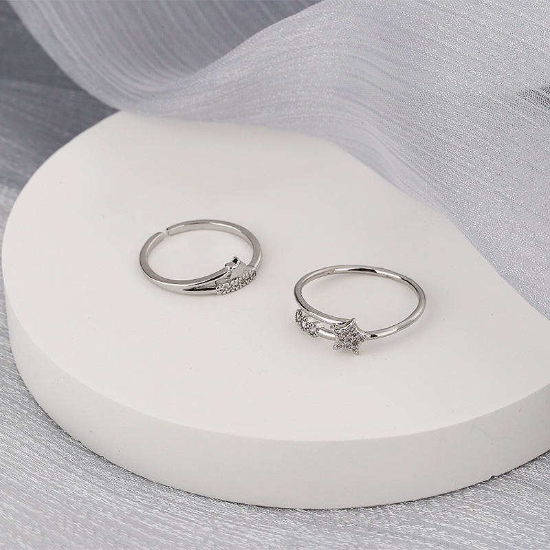 戒指 流星之誓 可調式戒指 食指戒 閨蜜戒指 ＊花漾美人＊嚴選-細節圖4