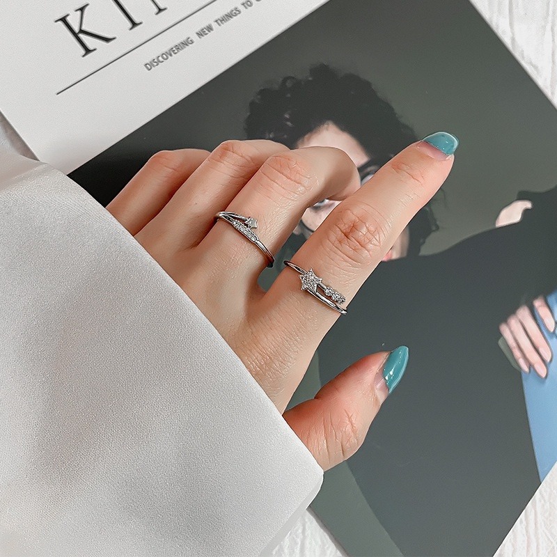 戒指 流星之誓 可調式戒指 食指戒 閨蜜戒指 ＊花漾美人＊嚴選-細節圖5