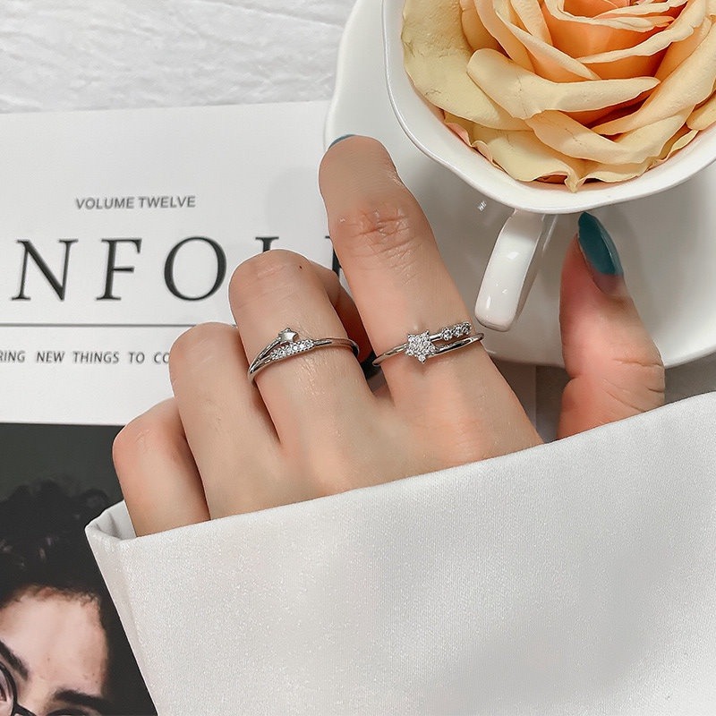 戒指 流星之誓 可調式戒指 食指戒 閨蜜戒指 ＊花漾美人＊嚴選-細節圖6