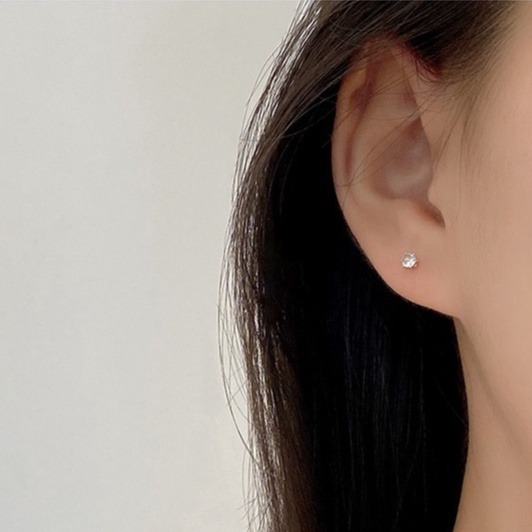 【超值四件組】耳環 鋯石耳環 蝶芒 s925純銀針 ＊花漾美人＊嚴選-細節圖2