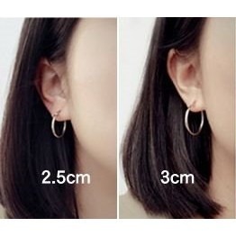 🇹🇼台灣現貨🇹🇼夾式耳環/耳夾 無需耳洞 圈圈耳夾 圓圈耳環 歐美 大圈 C圈 圈圈 ＊花漾美人＊嚴選-細節圖7