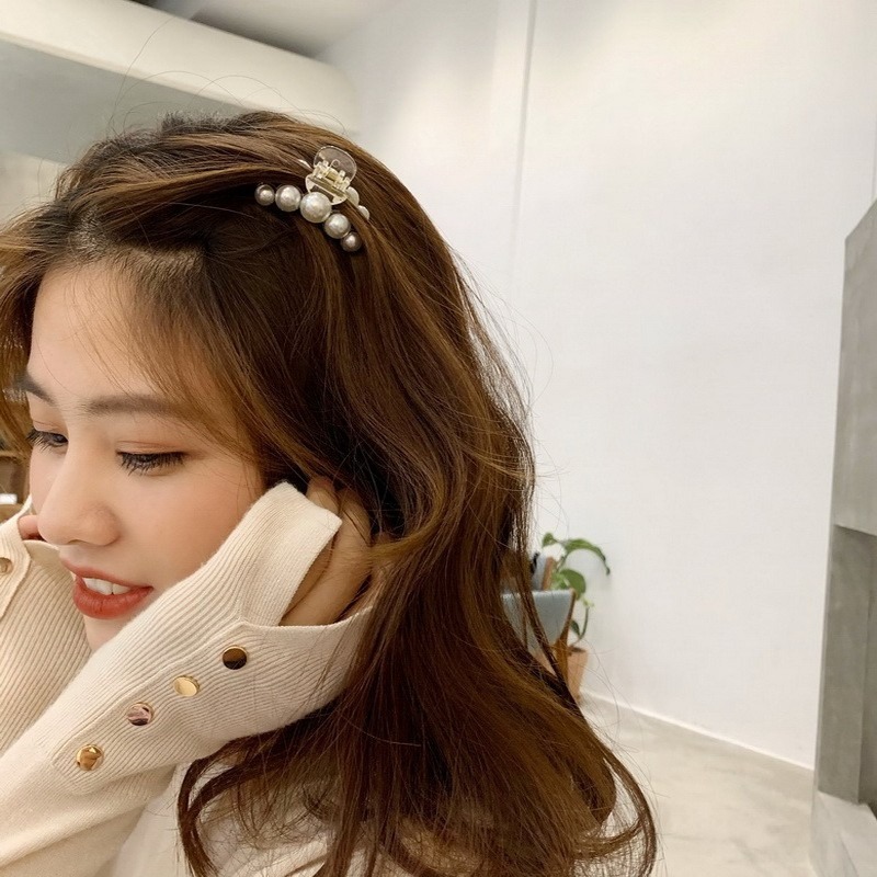 抓夾  氣質珍珠 珍珠抓夾 髮夾 抓夾 鯊魚夾 ＊花漾美人＊嚴選-細節圖4