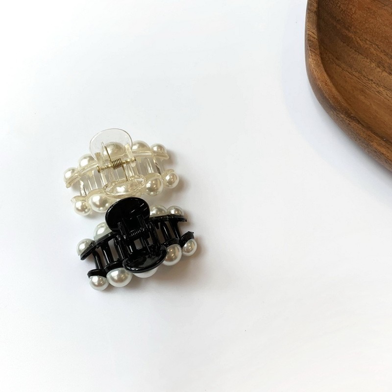 抓夾  氣質珍珠 珍珠抓夾 髮夾 抓夾 鯊魚夾 ＊花漾美人＊嚴選-細節圖6