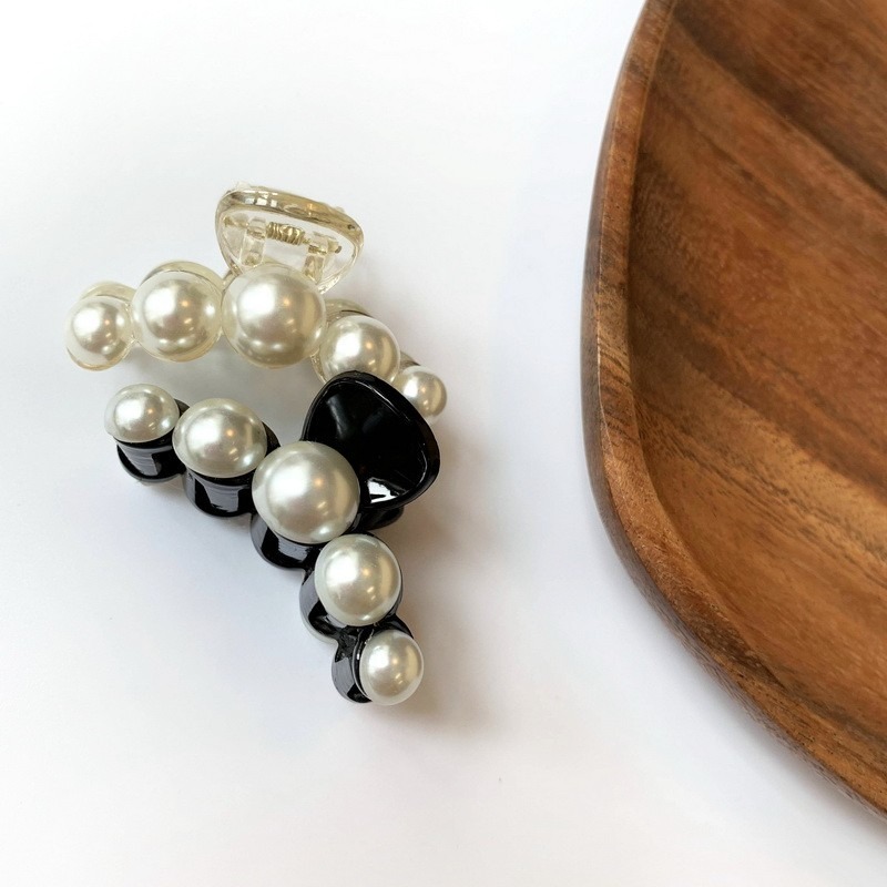 抓夾  氣質珍珠 珍珠抓夾 髮夾 抓夾 鯊魚夾 ＊花漾美人＊嚴選-細節圖7