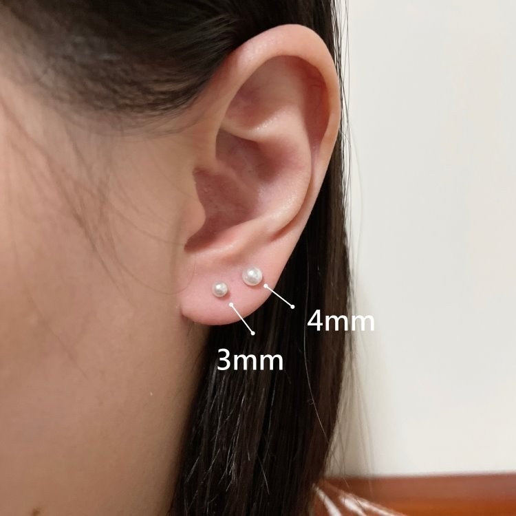 轉珠耳環 鎖珠耳環 醫療鋼耳環 鈦鋼耳環 珍珠耳環 鈦鋼耳環 ＊花漾美人＊嚴選-細節圖6