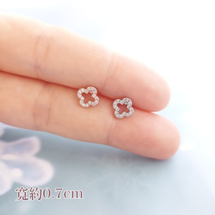 轉珠耳環 鎖珠耳環 螺旋耳針 實拍 鎖式耳環 十字架 幸運草 蝴蝶結 多款可選 316L鈦鋼耳針＊花漾美人＊嚴選-規格圖10