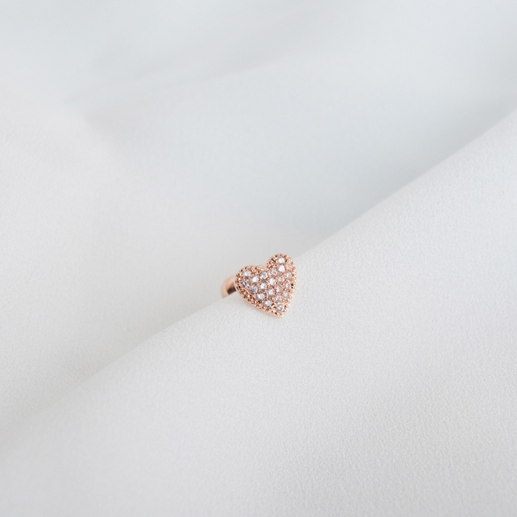 轉珠耳環 鎖珠耳環 螺旋耳針 鎖式耳環 實拍 醫療鋼耳針 白花藤 愛心 多款可選 316L＊花漾美人＊嚴選-細節圖4