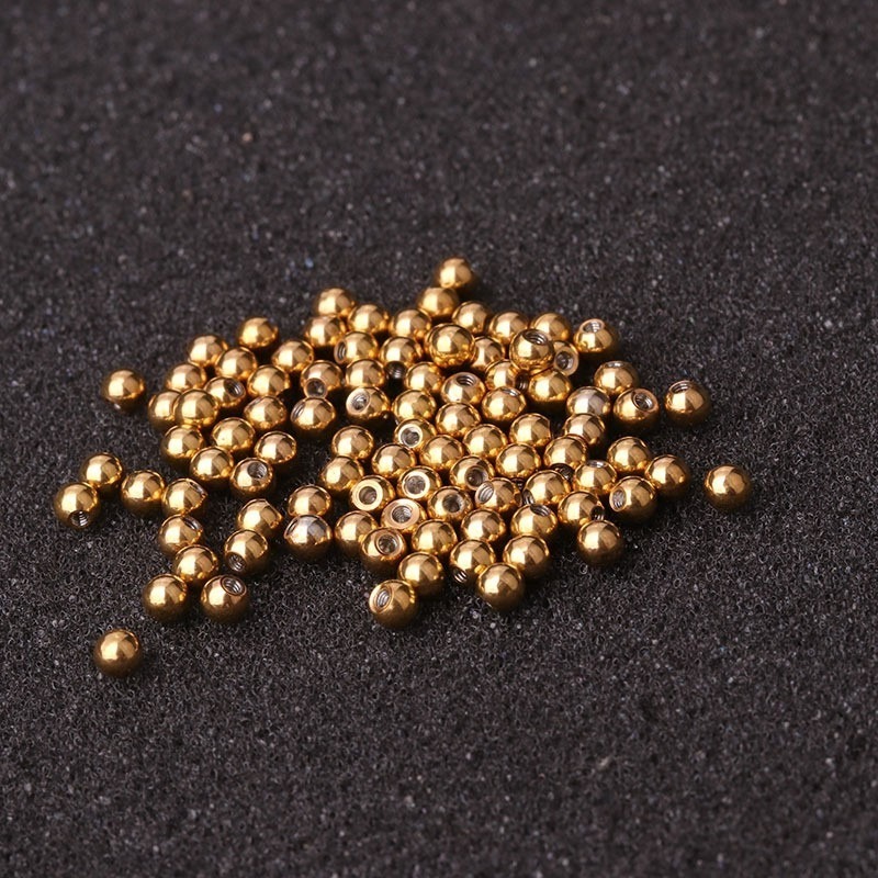 鎖珠耳環 轉珠耳環 適用針粗0.8mm 鎖珠耳環專用  醫療鋼 鎖珠球（單顆販售）嚴選-細節圖3