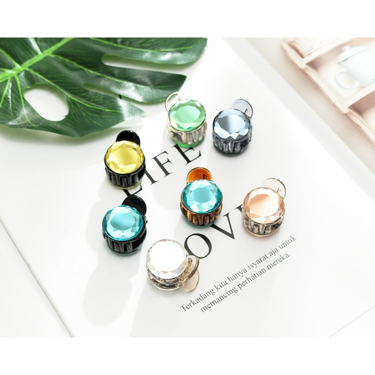 抓夾 水晶小抓夾 公主夾/髮夾/頂夾 ＊花漾美人＊嚴選-細節圖4