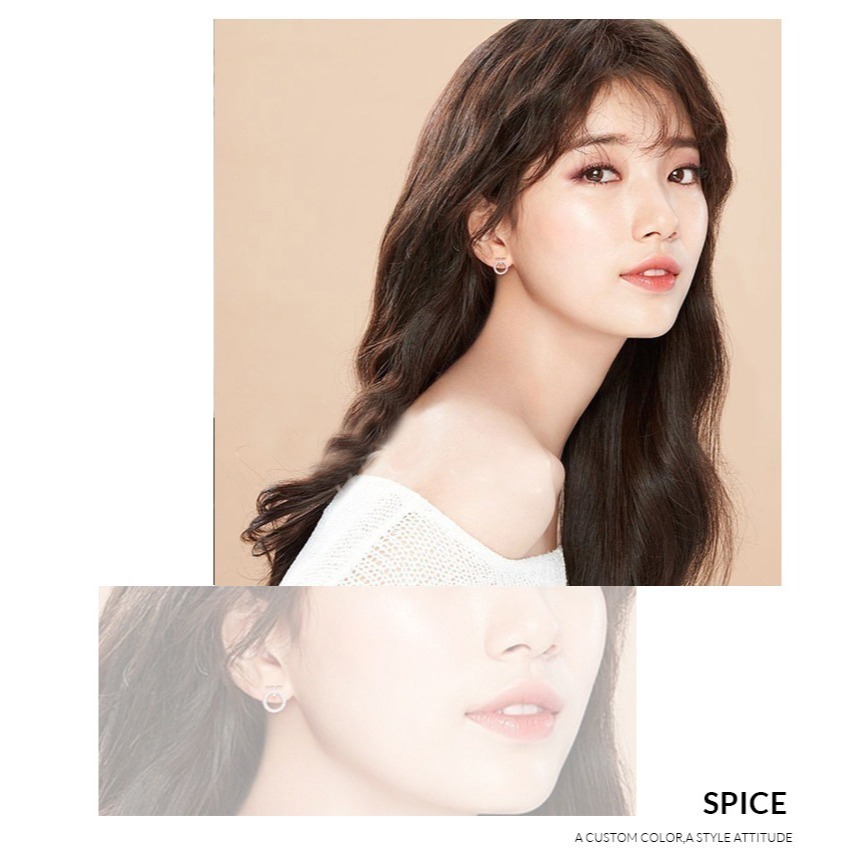 耳環 簡約時尚鏤空滿鑽小圈環 觸及真心同款 S925純銀耳針＊花漾美人＊嚴選-細節圖4