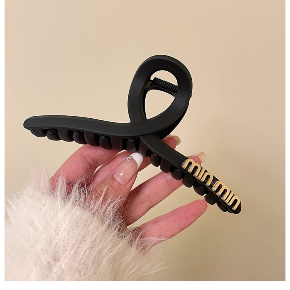 大抓夾 鯊魚夾 簡約 磨砂質感 字母抓夾 ＊花漾美人＊嚴選-細節圖8