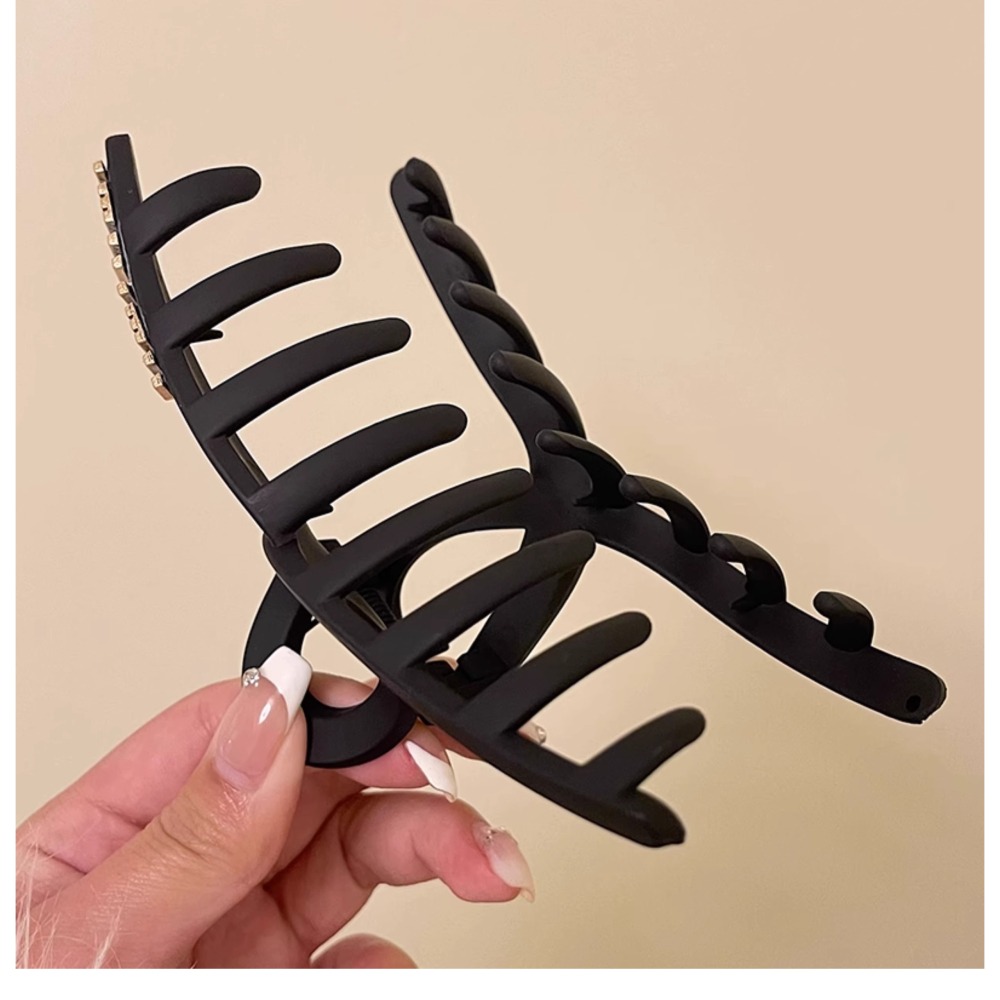 大抓夾 鯊魚夾 簡約 磨砂質感 字母抓夾 ＊花漾美人＊嚴選-細節圖9