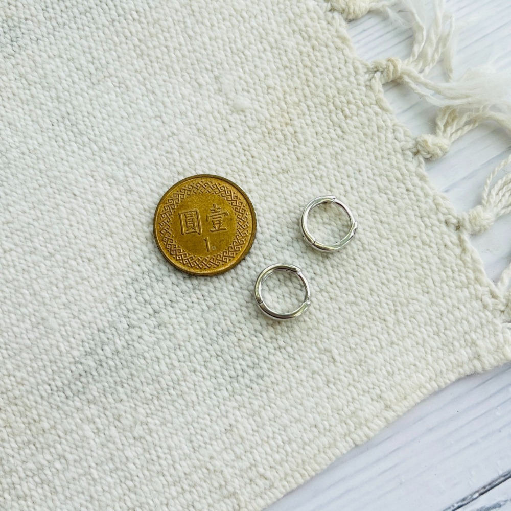 【整體S925銀】純銀耳環  養耳洞 耳骨 圓形寬版耳環 圓圈耳環 圈圈耳環 耳扣 易扣耳環 易扣式耳環＊花漾美人＊嚴選-細節圖10